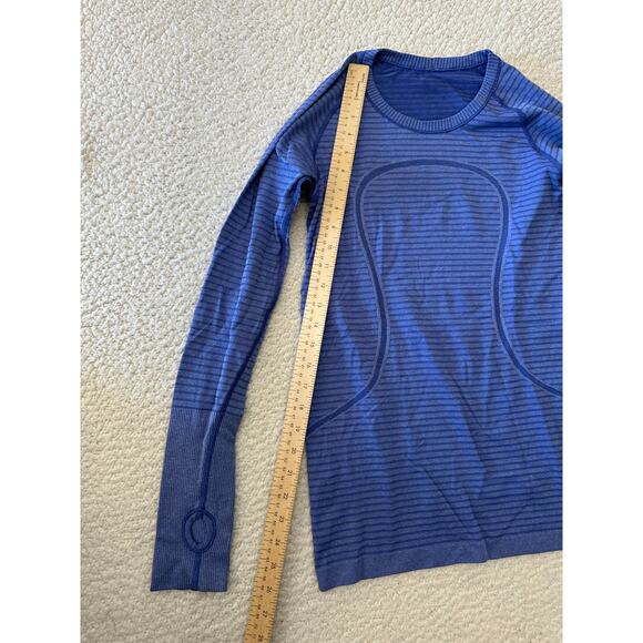 Lululemon Swiftly Tech Long Sleeve Crew Shirt Size 8 - Picture 3 of 6